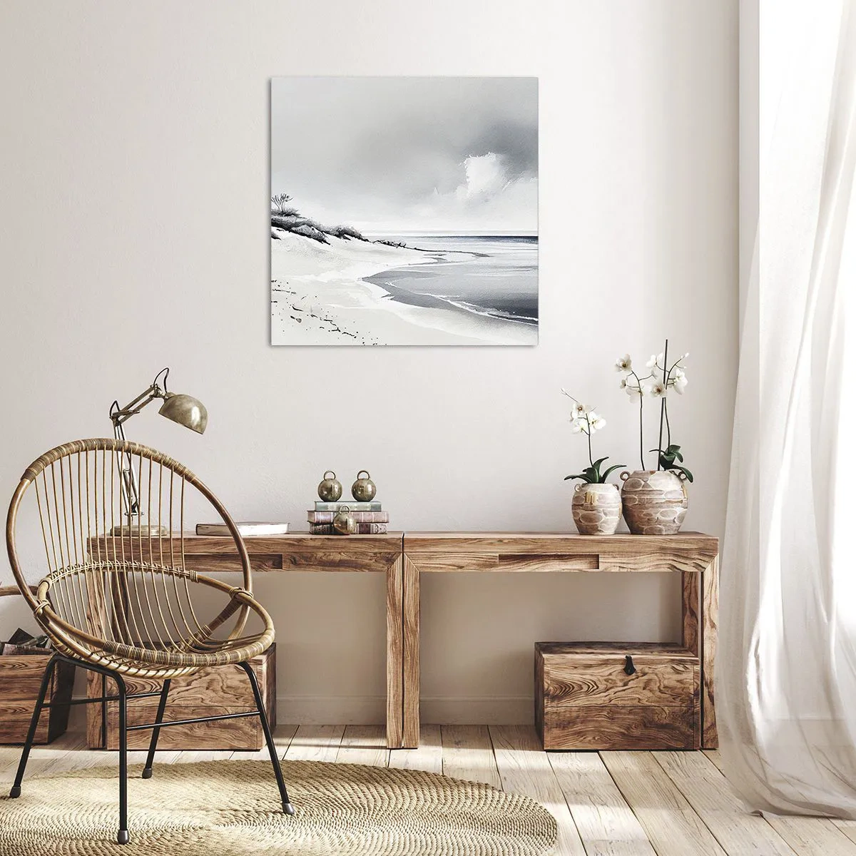 Bild auf Leinwand - Leinwandbild - Für immer zusammen - 50x50 cm