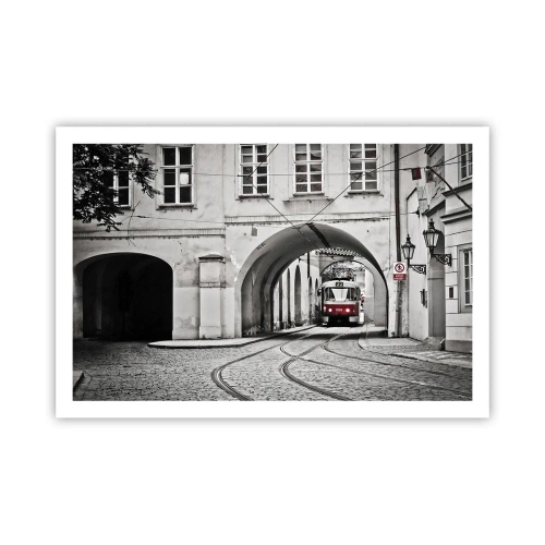 Poster - Durch das Stadtlabyrinth - 91x61 cm