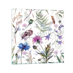 Glasbild - Bild auf glas - Polnisches Herbarium - 30x30 cm