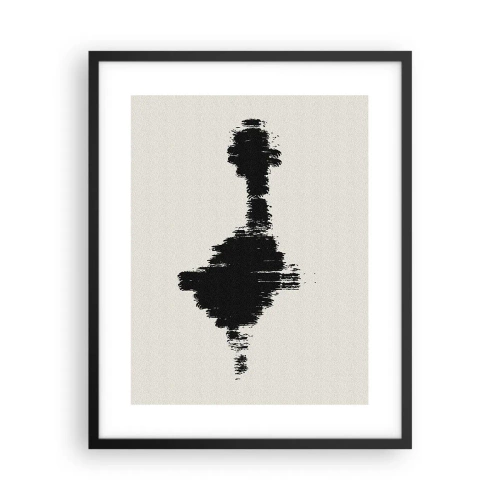 Poster in einem schwarzem Rahmen - Schwingungen der Fantasie - 40x50 cm