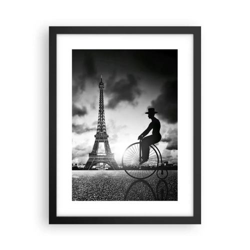 Poster in einem schwarzem Rahmen - Sehnsucht nach Belle Epoque - 30x40 cm