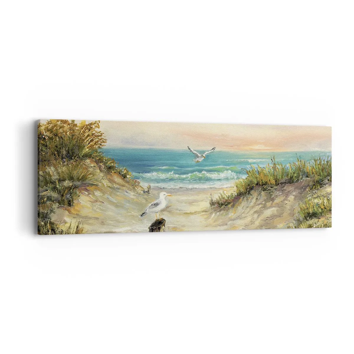 Bild auf Leinwand - Leinwandbild - Windlose Abgeschiedenheit - 90x30 cm