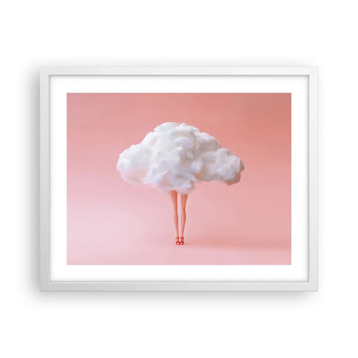 Poster in einem weißen Rahmen - Süßes Versprechen - 50x40 cm