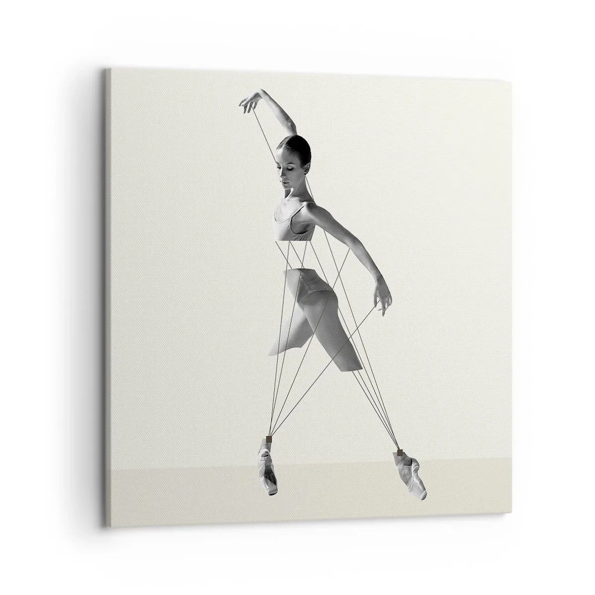 Bild auf Leinwand - Leinwandbild - Im Theater der Welt - 50x50 cm