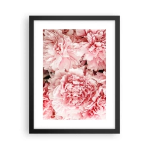 Poster in einem schwarzem Rahmen - Rosa Traum - 30x40 cm
