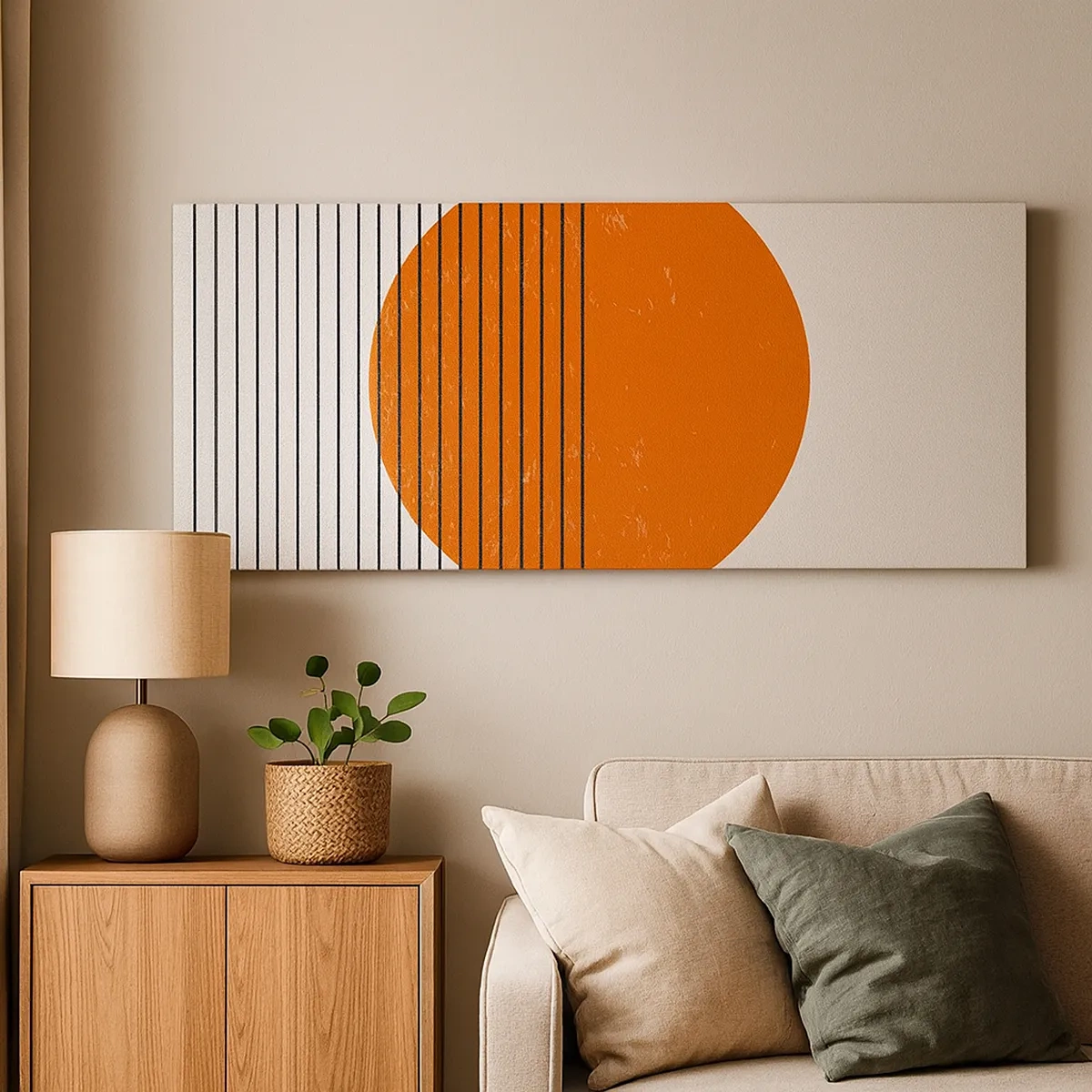 Bild auf Leinwand - Leinwandbild - Immer die Sonne - 30x30 cm