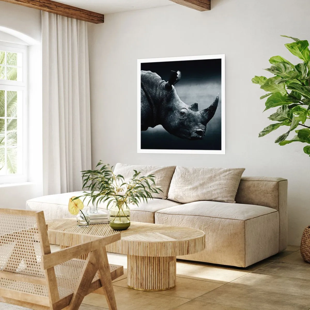 Poster - Richtiges Profil - 40x40 cm