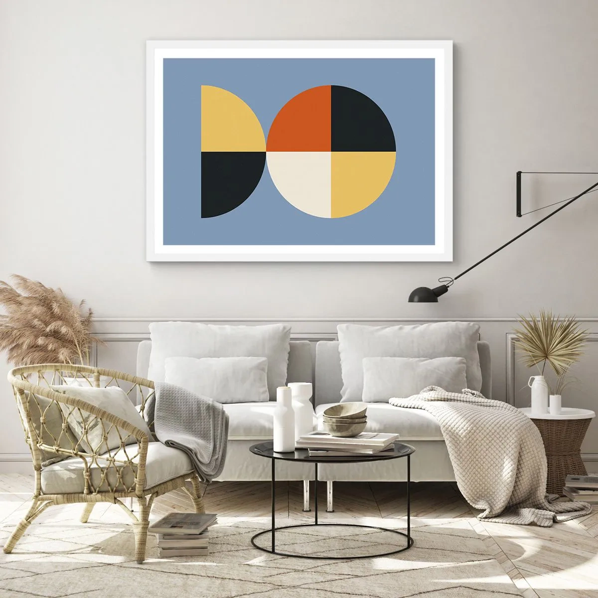 Poster in einem weißen Rahmen - Beobachte und zähle - 40x30 cm