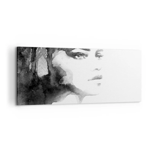 Bild auf Leinwand - Leinwandbild - Aus Geheimnis und Nebel - 100x40 cm