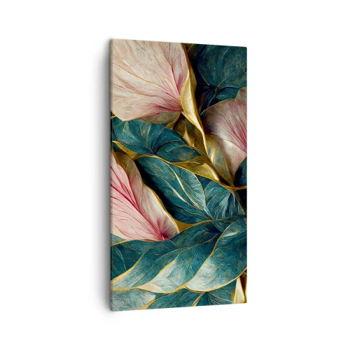 Bild auf Leinwand - Leinwandbild - Natürliche Eleganz und Stil - 45x80 cm