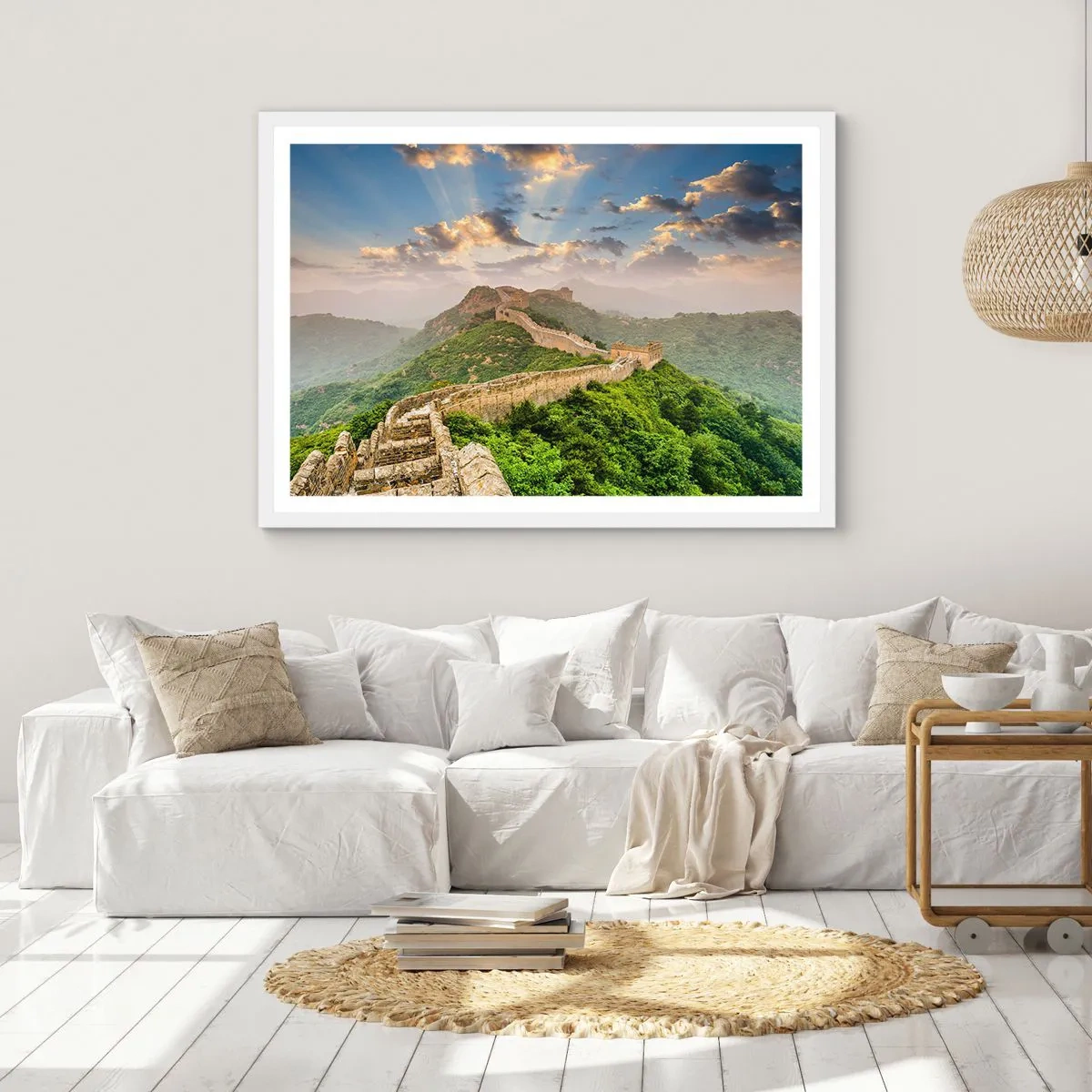 Poster in einem weißen Rahmen - Ewige Größe - 70x50 cm