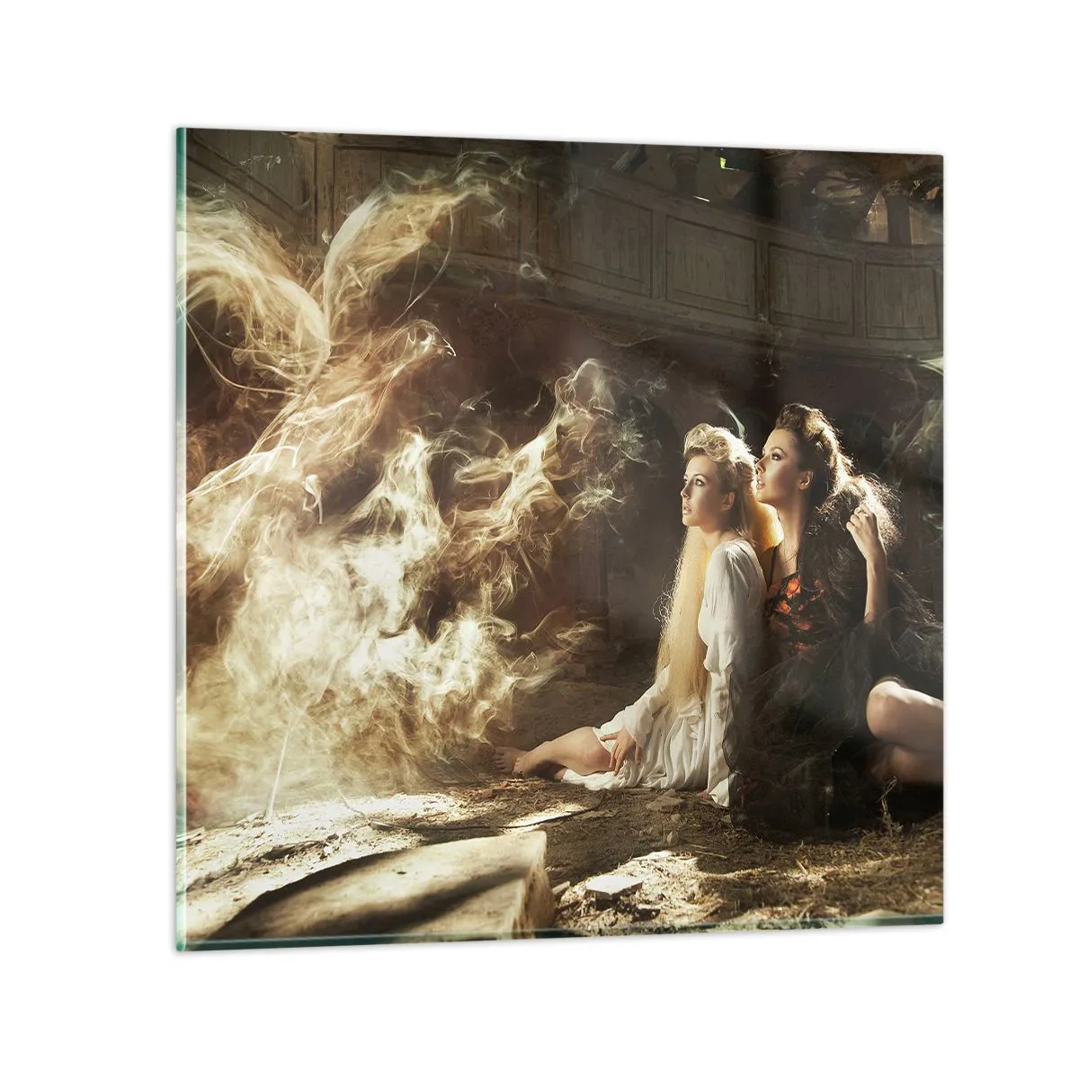 Glasbild - Bild auf glas - Und es gab Poesie - 40x40 cm