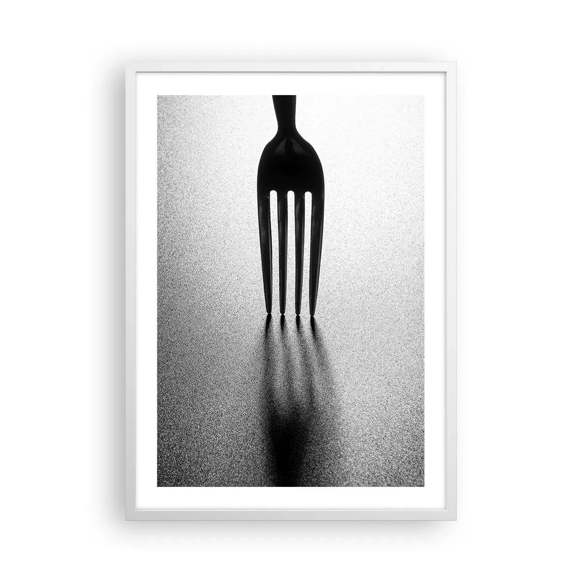 Poster in einem weißen Rahmen - Licht und Schatten - 50x70 cm
