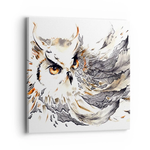 Bild auf Leinwand - Leinwandbild - Sie kam aus der Welt der Magie - 40x40 cm