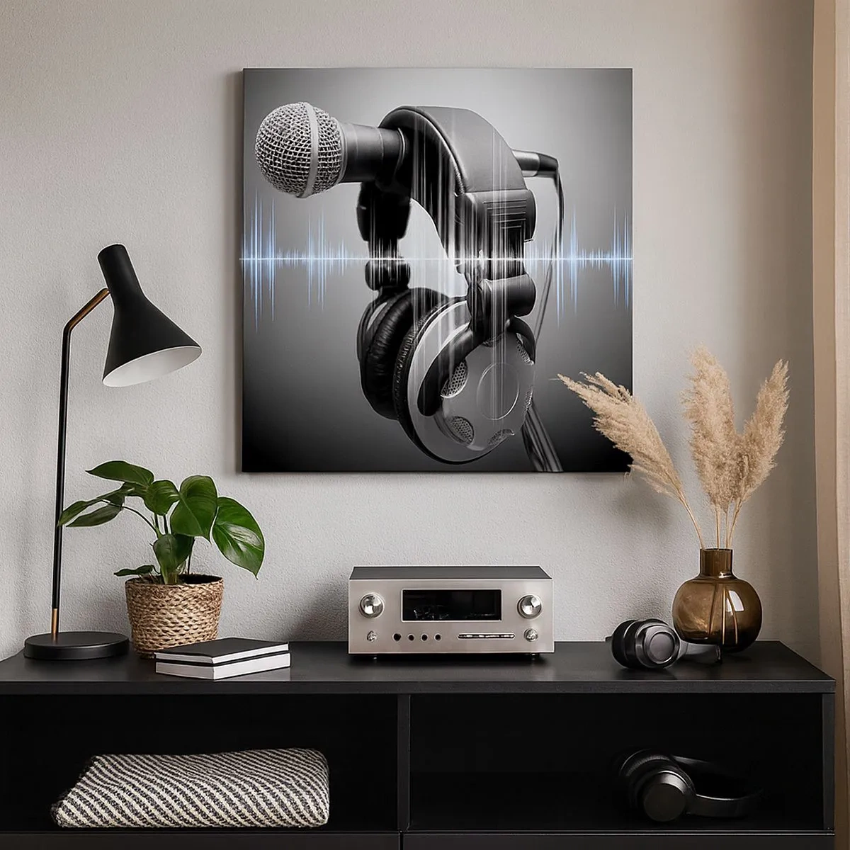 Bild auf Leinwand - Leinwandbild - Du kannst immer noch den Gesang hören - 30x30 cm