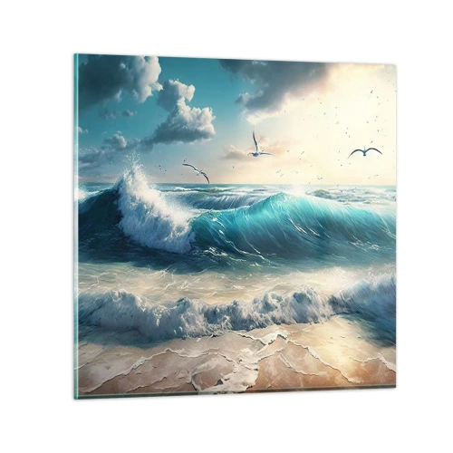 Glasbild - Bild auf glas - Es summt nur für dich - 60x60 cm