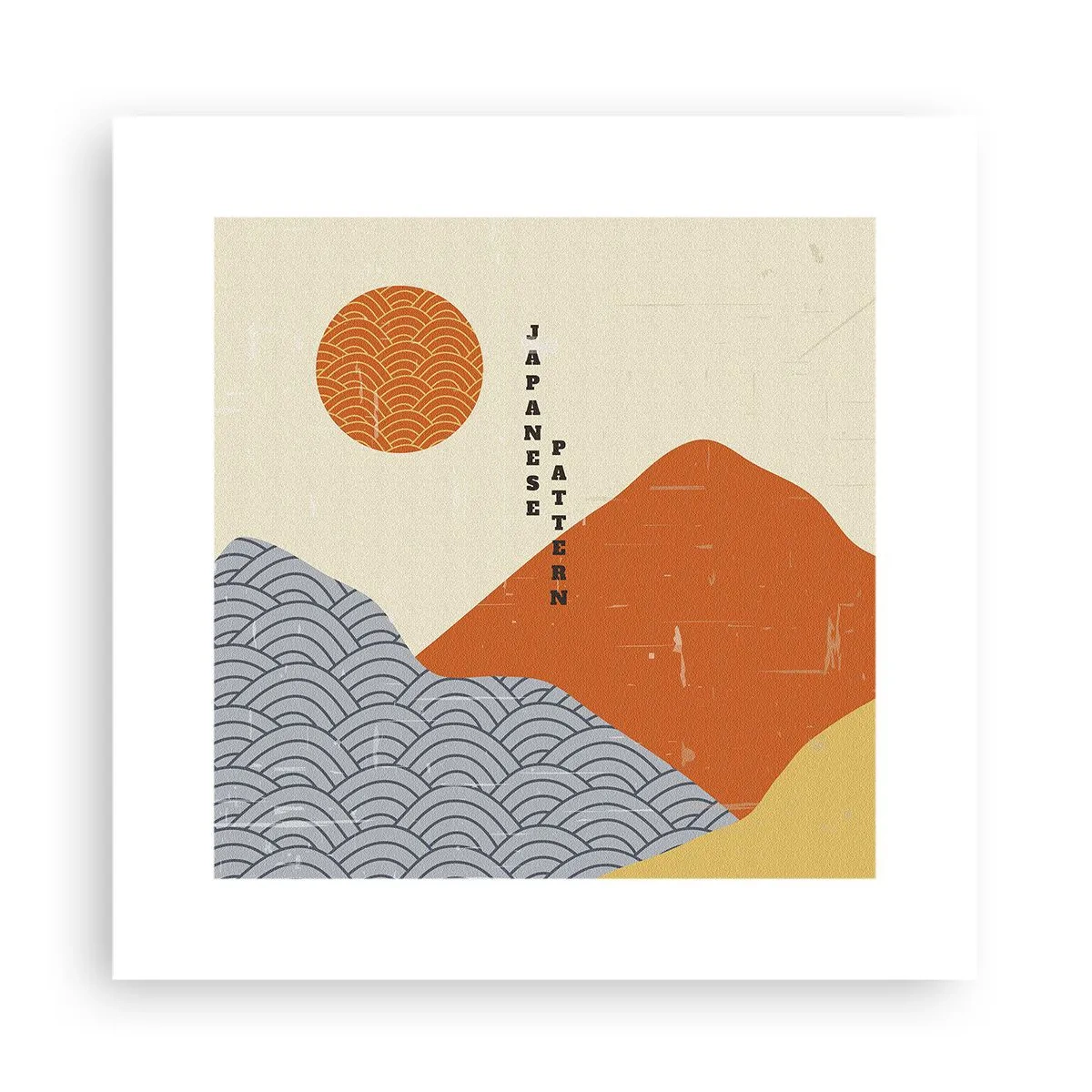 Poster - Im japanischen Geist - 30x30 cm