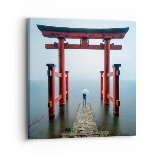 Bild auf Leinwand - Leinwandbild - Japanische Träumerei - 40x40 cm