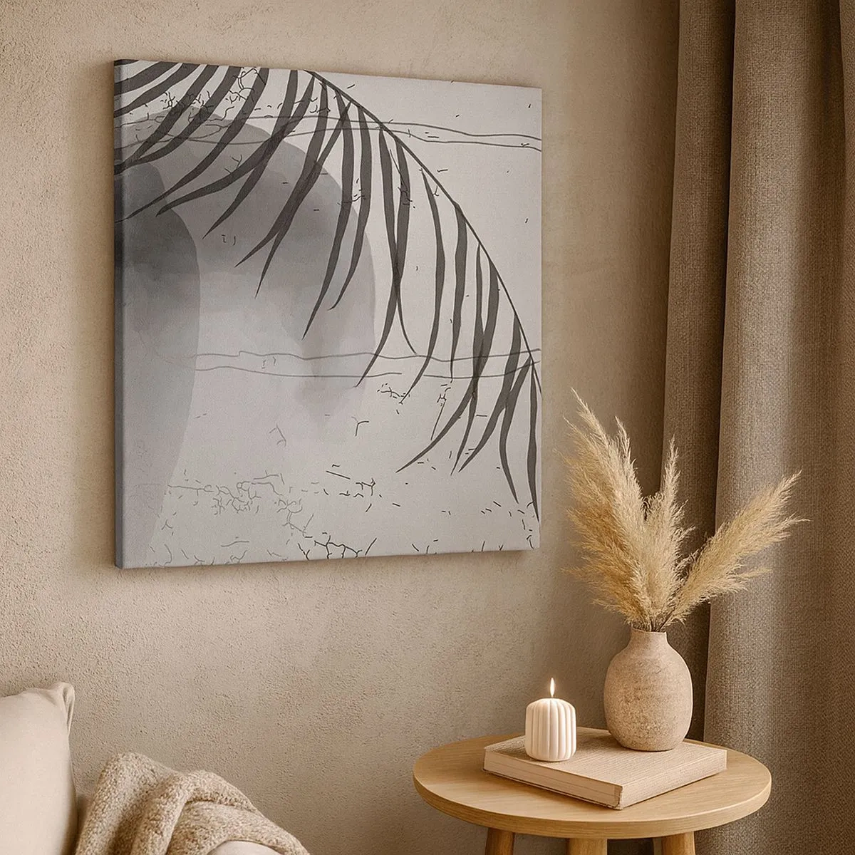 Bild auf Leinwand - Leinwandbild - Subtile Exotik der Natur - 30x30 cm