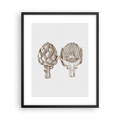 Poster in einem schwarzem Rahmen - Anatomie-Lektion - 40x50 cm