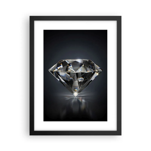 Poster in einem schwarzem Rahmen - Beste Freundin - 30x40 cm