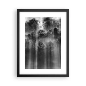 Poster in einem schwarzem Rahmen - In Lichtstrahlen - 30x40 cm