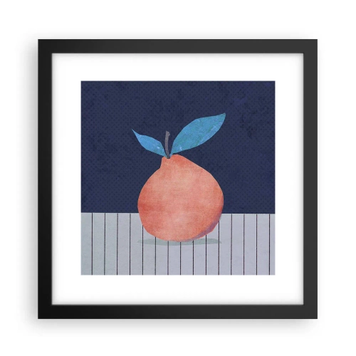 Poster in einem schwarzem Rahmen - Konvexität und Ebene - 30x30 cm