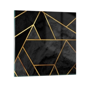 Glasbild - Bild auf glas - Dunkelheit und Glanz - 30x30 cm