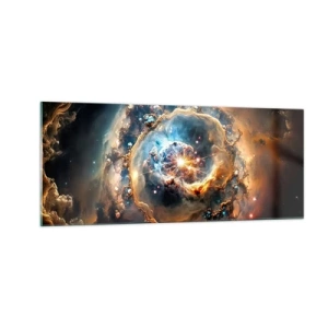 Glasbild - Bild auf glas - Anfang - 100x40 cm