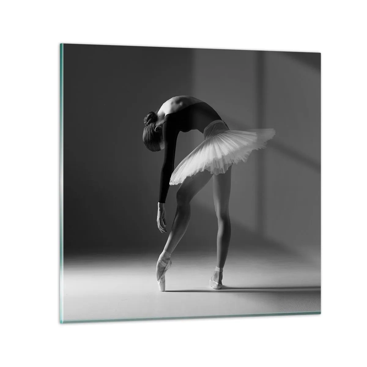 Glasbild - Bild auf glas - Bella Ballerina - 40x40 cm