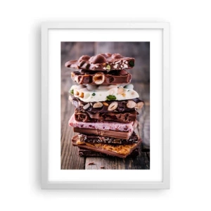 Poster in einem weißen Rahmen - Entzückende Aussicht - 30x40 cm