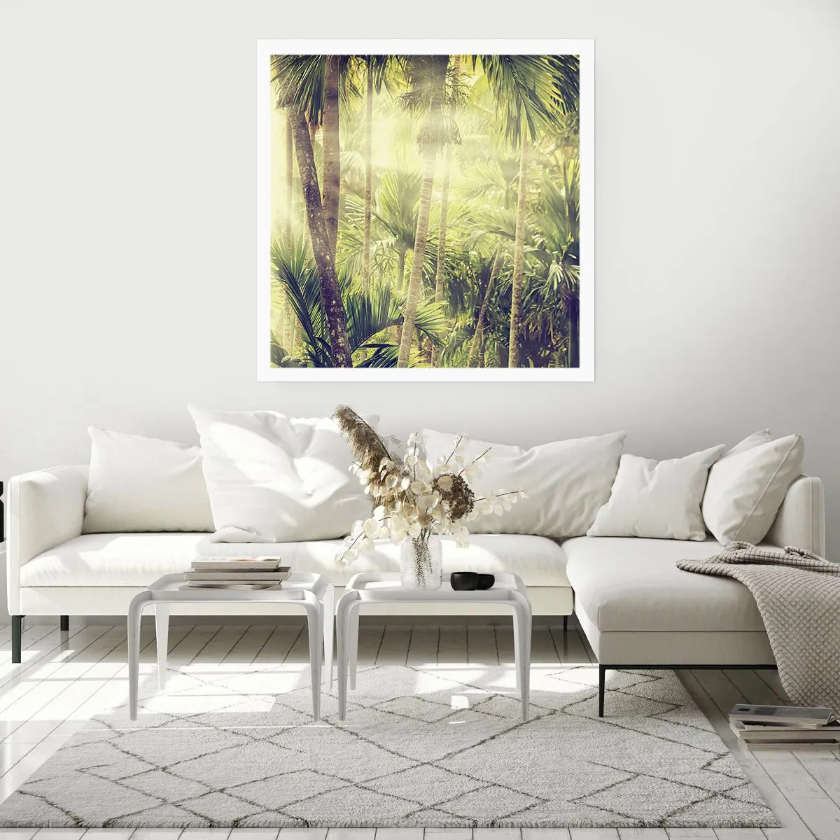 Poster - In grüner Hitze - 60x60 cm