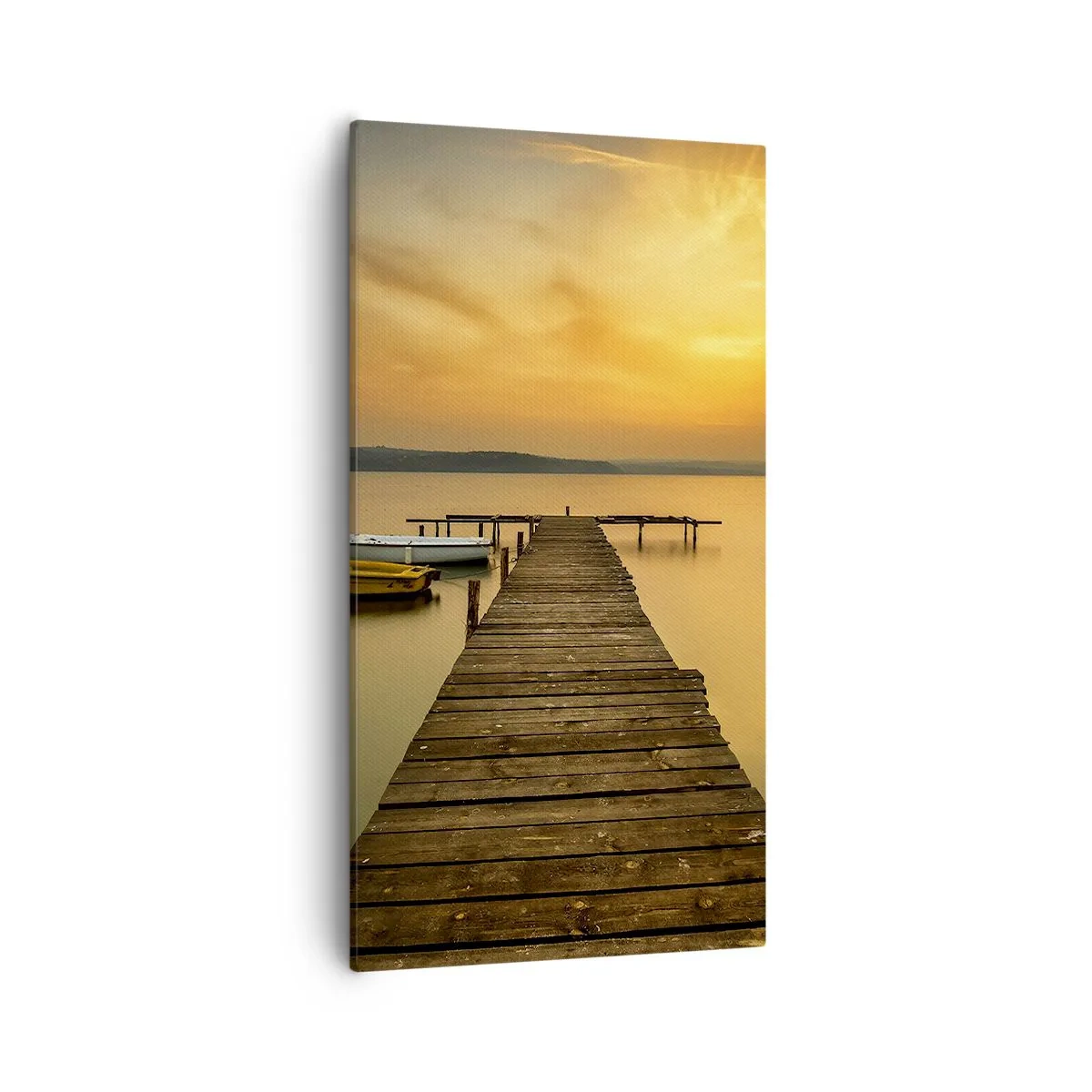 Bild auf Leinwand - Leinwandbild - Ich werde dir den goldenen Himmel öffnen - 55x100 cm