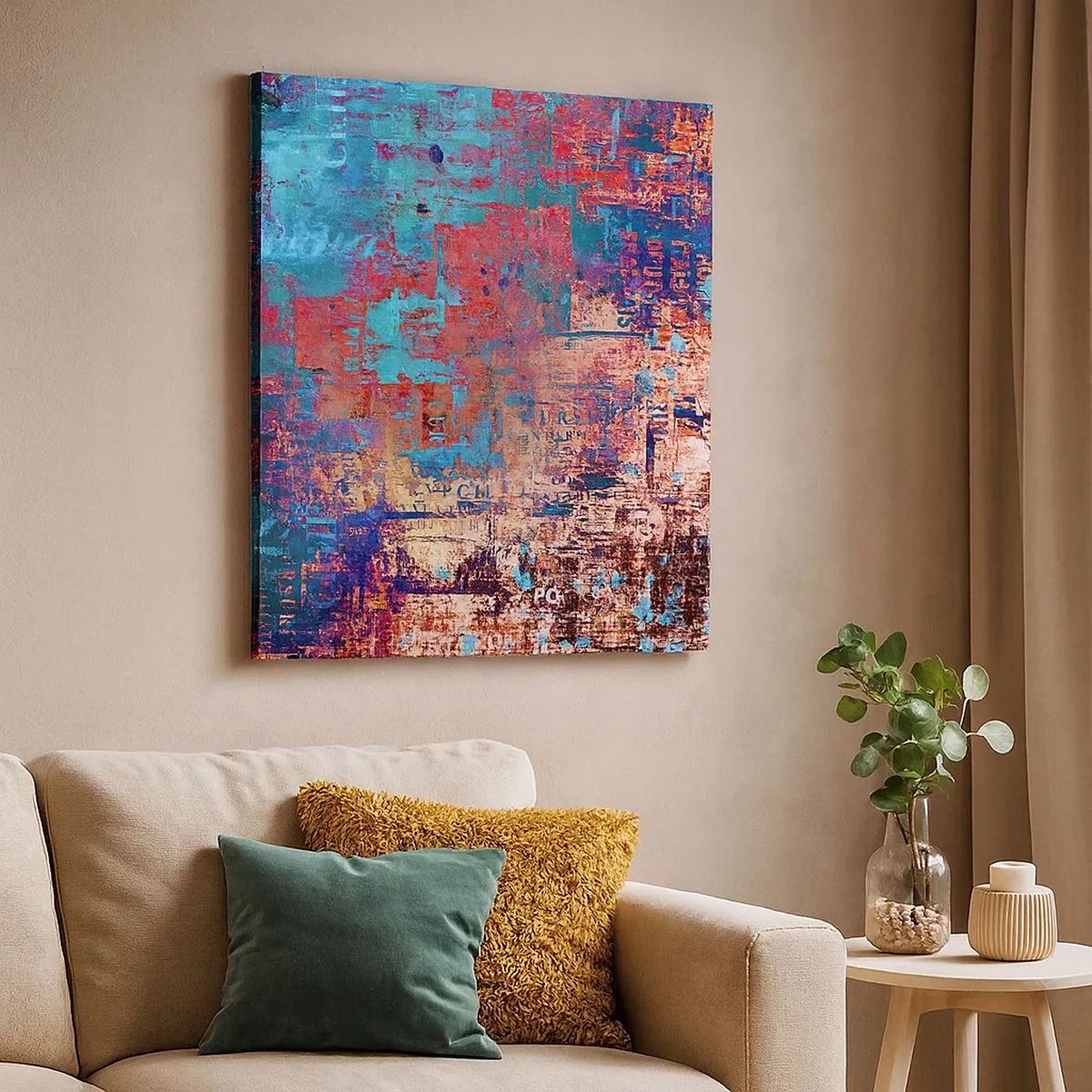 Bild auf Leinwand - Leinwandbild - Erinnerung und Vergessen - 30x30 cm