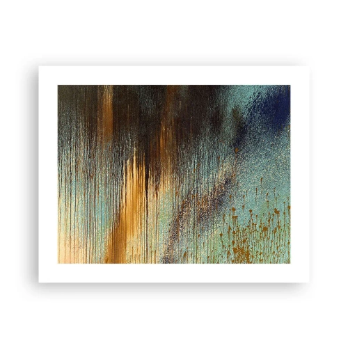 Poster - Eine nicht zufällige farbenfrohe Komposition - 50x40 cm