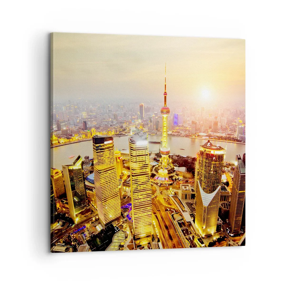 Bild auf Leinwand - Leinwandbild - Asiatischer Traum - 60x60 cm