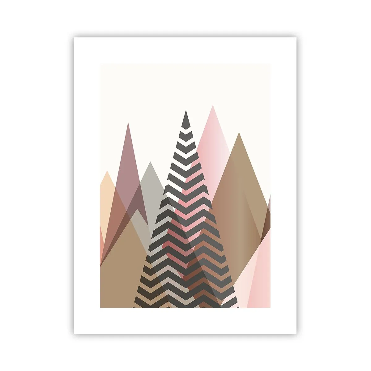 Poster - Pyramidale Aussicht - 30x40 cm