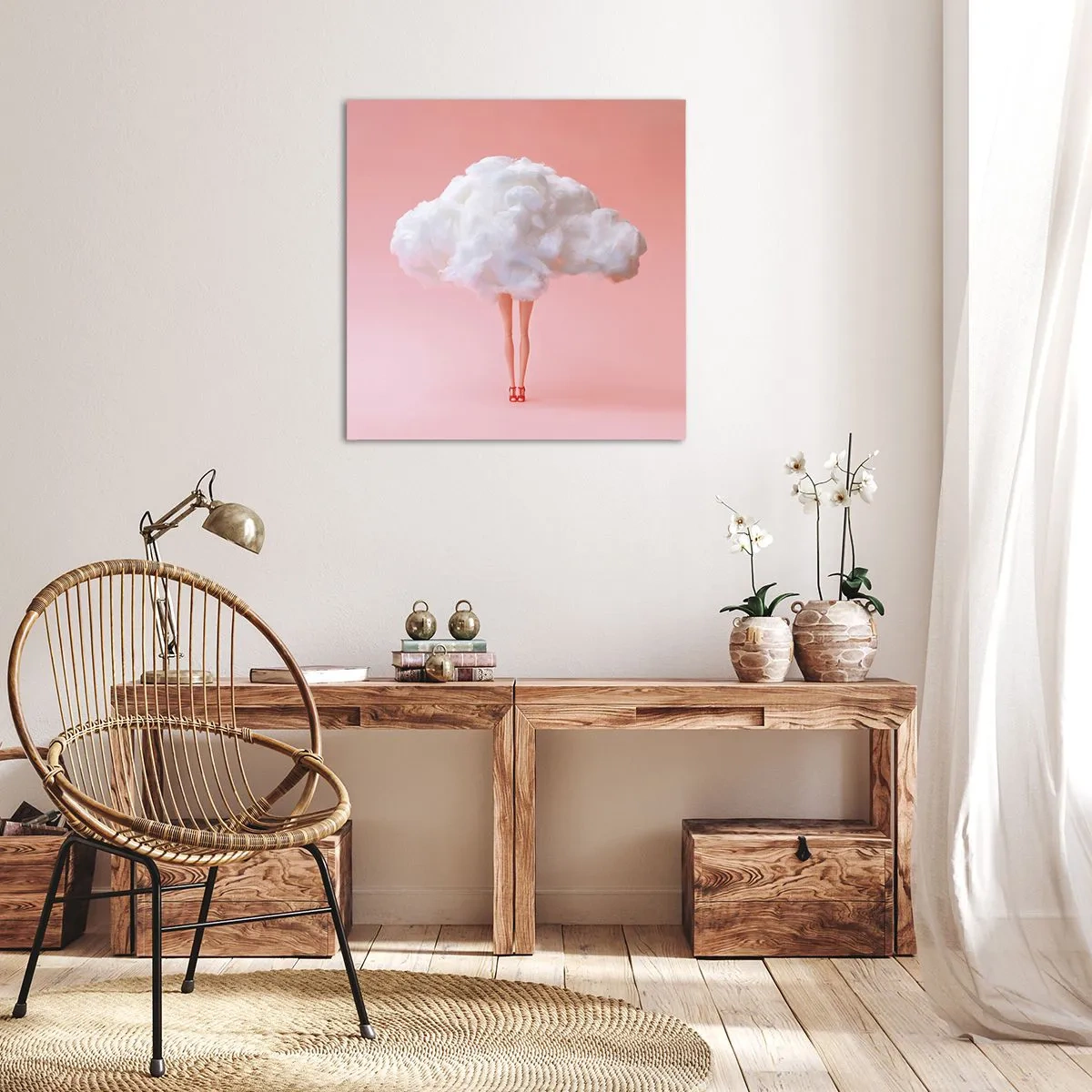 Bild auf Leinwand - Leinwandbild - Süßes Versprechen - 60x60 cm