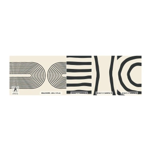 Fototapeten Muster Selbstklebend Deluxe Sticker - In einem Moment ... - Abstraktion, Grafik, Stück - 100x30 cm