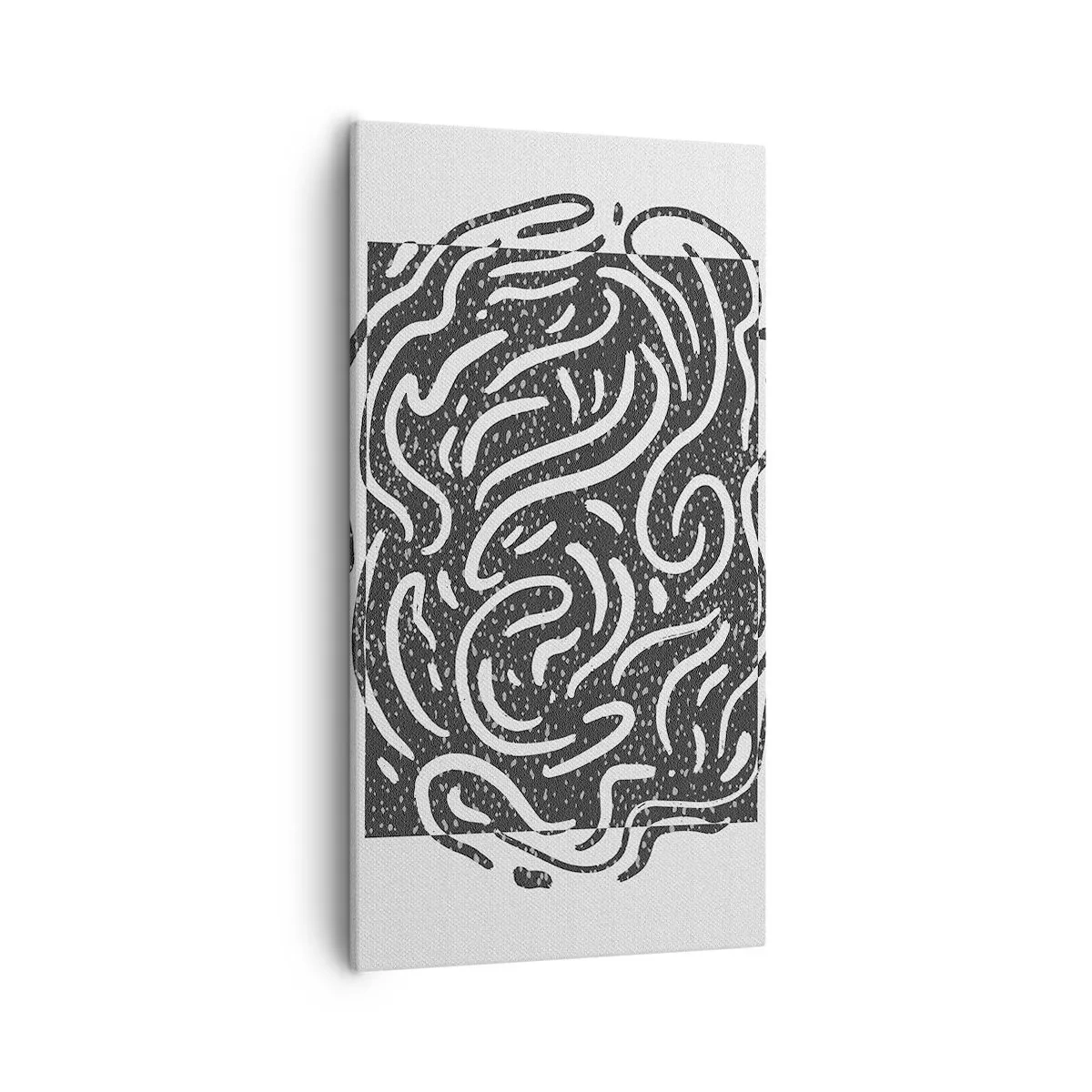 Bild auf Leinwand - Leinwandbild - Abstraktion: Freudentanz - 55x100 cm