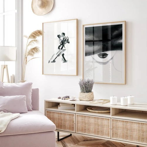 Black and white no. 3 - Inspiration für das Wohnzimmer