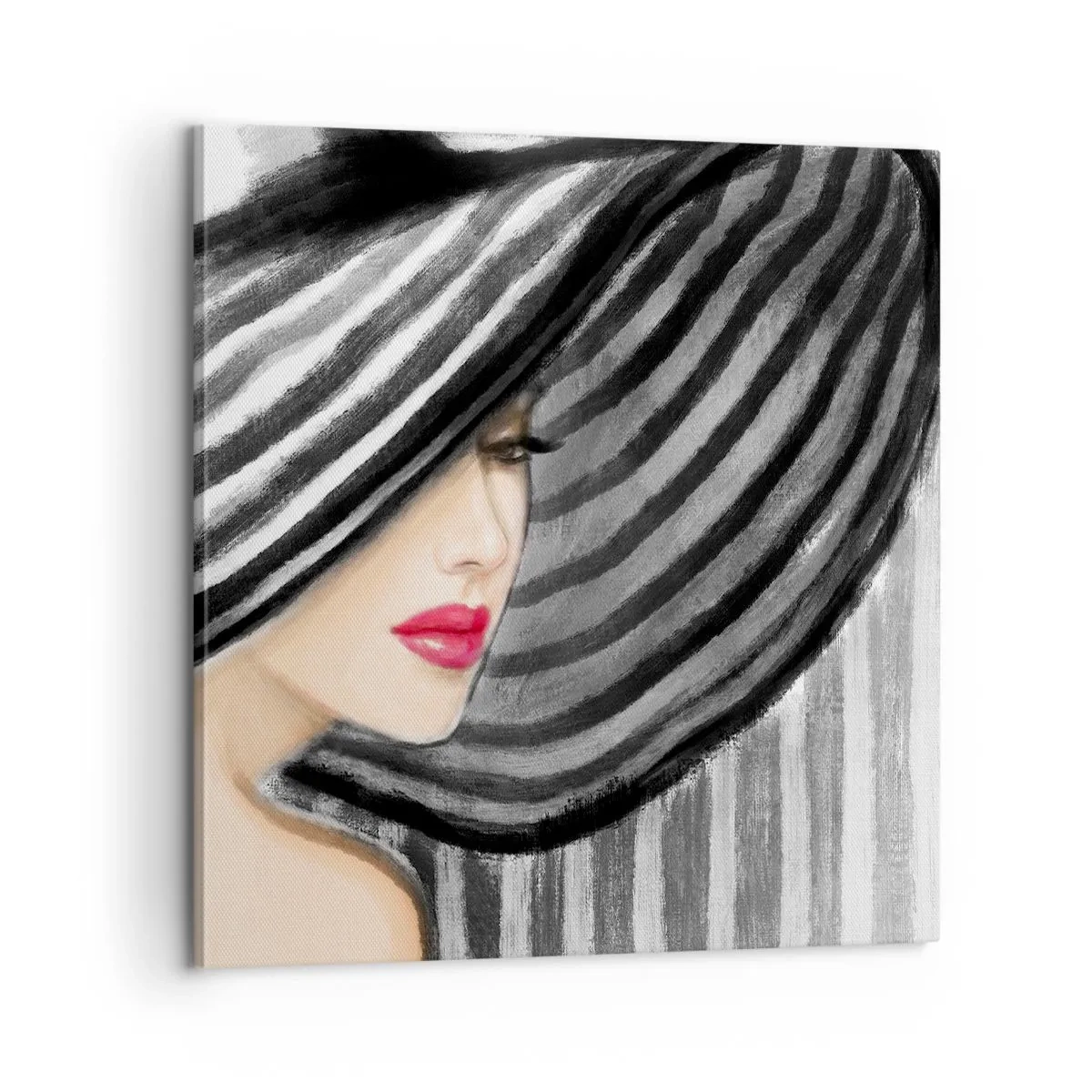 Bild auf Leinwand - Leinwandbild - Wo soll ich dich finden? - 60x60 cm