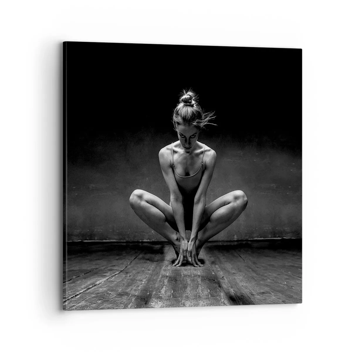 Bild auf Leinwand - Leinwandbild - Konzentration der Tanzenergie - 70x70 cm