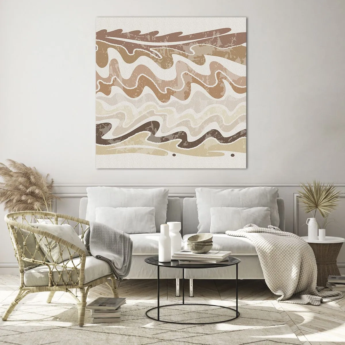 Glasbild - Bild auf glas - Gute Energie – gute Gefühle - 30x30 cm