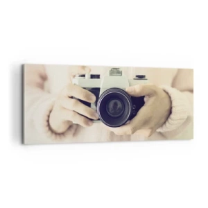 Bild auf Leinwand - Leinwandbild - Um mehr zu sehen ... - 100x40 cm