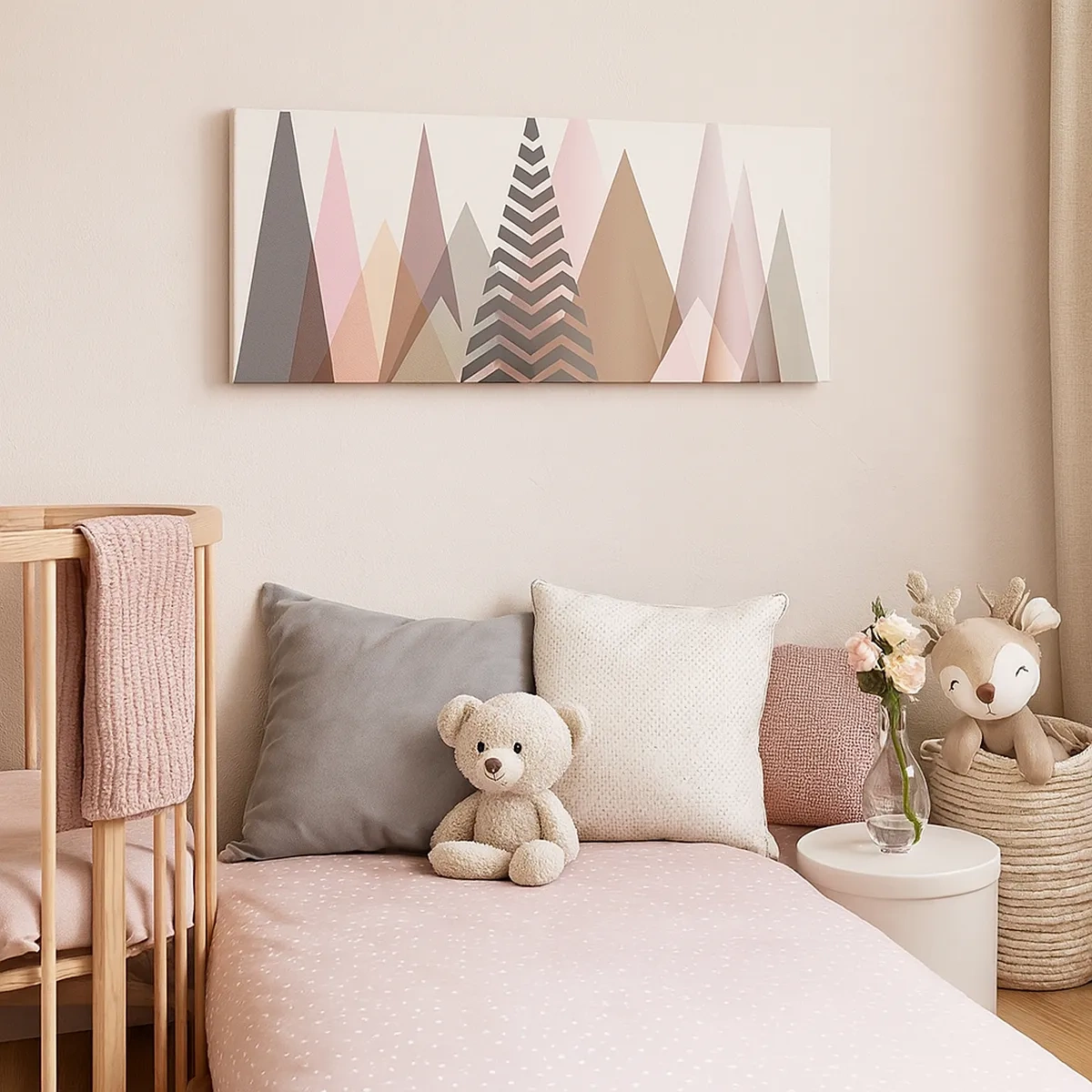 Bild auf Leinwand - Leinwandbild - Pyramidale Aussicht - 30x30 cm