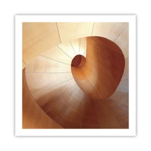 Poster - Architektonische Serpentine - 60x60 cm