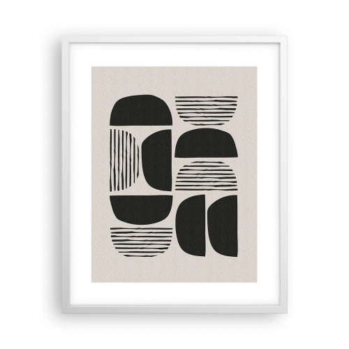 Poster in einem weißen Rahmen - Halbherzige Deals - 40x50 cm