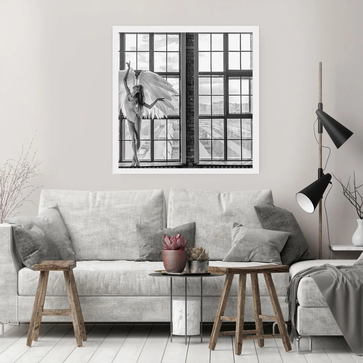 Poster - Stadt der Engel? - 40x40 cm