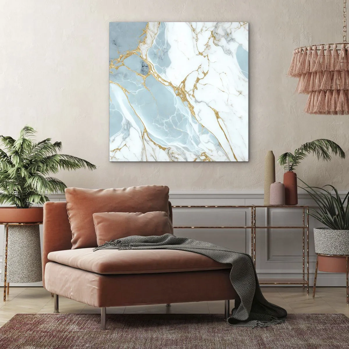 Bild auf Leinwand - Leinwandbild - Reichtum des Steins - 40x40 cm